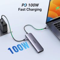 UGREEN Revodok 1071 USB C Hub for Laptop 7 in 1 Dock 4K HDMI, 100W PD Charging, USB-C & 2 USB-A 5Gbps Data Ports, SD/TF Card Reader for MacBook Pro/Air, iPad Pro, XPS, Thinkpad - Image 3