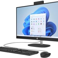 HP 27" Touchscreen All in One Desktop Computer 2025, Intel 12-Core Ultra 7 155U(Up to 4.8GHz), 64 GB DDR5, 4 TB SSD, 27 inch FHD Anti-Glare, Windows 11 Pro, Accessories, Jet Black - Image 7