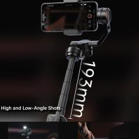 hohem iSteady M7 Gimbal Stabilizer for iPhone, 3-Axis Smartphone Gimbal with Magnetic AI Tracker Fill Light, Detachable Touchscreen Remote Controller, Built-in Extension Rod, 500g Payload - Image 6