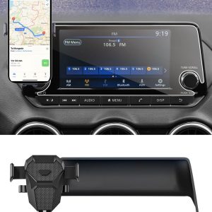 Car Phone Holder Accessories for Nissan Altima SR SV 2019-2024 2025/Sentra SR SV 2020-2024 2025/Rogue S SV 2021-2024 2025 Dash Mount Cell Phone Holder for Most Smartphones(for 8inch Screen)