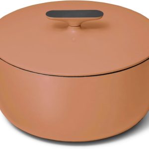 Caraway Enameled Dutch Oven - 6.5 qt Cast Iron Dutch Oven With Lid - 3 Layer Enamel Coating - No Seasoning Required - Compatible With All Stovetops - Oven Safe - No Forever Chemicals - Rust