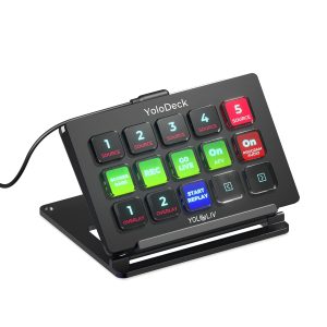 YoloLiv YoloDeck, Studio Controller Keyboard, 15 Customizable LCD Keys, Trigger Actions on YoloBox Extreme/YoloBox Ultra/YoloBox Pro