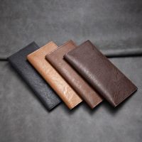 Long Wallet Soft Durable PU Card Bag Multiple Slots Card Holder Men(Black) - Image 3