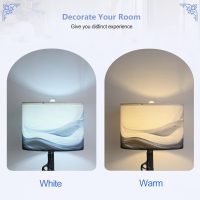 Lamp Shades set of 2 with Waves and Oceans, 13x13x10in Fabric Lamp Shades for Table Lamps, Blue lamp shades, Support Spider and E26 Base, Drum Lamp Shades - Image 8