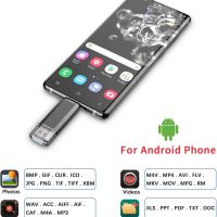 Vansuny 256GB USB C Flash Drive 2 in 1 OTG USB 3.0 + Tape C Memory Stick with Keychain Dual Type C Thumb Drive Photo Stick Jump Drive for Android Smartphones, Computer, Tablet, PC - Image 3