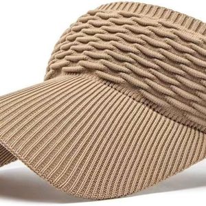 Sun Hat Sunshade Empty Top Spring and Summer Outdoor Sports Ladies Knitted Duckbill Hat