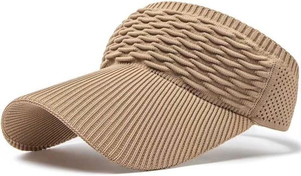 Sun Hat Sunshade Empty Top Spring and Summer Outdoor Sports Ladies Knitted Duckbill Hat