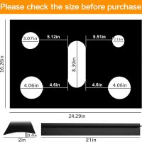 Stove Top Covers For Gas Stove Non-Stick Stove Guards for Kitchen Cooking Gas Range Protector Fit for Samsung Range Stove Mat Dishwasher Safe,Easy To Clean, 2pcs Gap Cover Included - Image 4