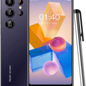 TryFirst Cheap Mobile Phones, 5.0 Inch Dual SIM Dual Camera, Quad Core, 16GB ROM【Expandable up to 128GB】, Support WiFi/Bluetooth/FM, Face Unlocked Cell Phone (Purple)