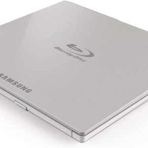 SAMSUNG TSST SE-506CB/RSWD 6X USB 2.0 Slim Blu-ray Writer External Drive (White), M-Disc support