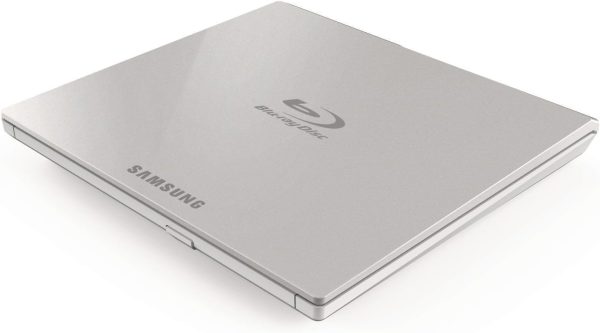 SAMSUNG TSST SE-506CB/RSWD 6X USB 2.0 Slim Blu-ray Writer External Drive (White), M-Disc support