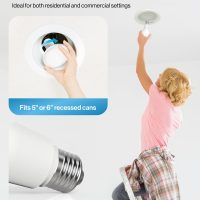 Sunco 6 Pack BR30 Light Bulb LED Recessed Can Light Bulbs, Indoor Flood Lights 850 LM, 11W (65W Equivalent), 3000K Warm White, Dimmable, E26 Base, for Home, Kitchen, Bedroom UL - Image 4