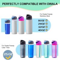 Replacement Lid for Owala Freesip Water Bottle, Accessories for 16oz 24oz 32oz 40oz Bottles, Pink - Image 5