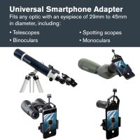 Celestron – Smartphone Adapter and Bluetooth Remote for Telescope, Binoculars & Spotting Scopes – Capture Images & Video Through Your Optics – Simple, Durable, Metal Body - Compact and Travel-friendly - Image 2