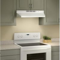 Broan-NuTone 413001 Non-Ducted Ductless Range Hood with Lights Exhaust Fan for Under Cabinet, 30-Inch, White - Image 3