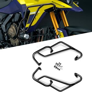 for V-Strom DL800 DE DL800DE 2023 Motorcycle Accessories Black Steel Highway Bar Bing Barrier Protective Fighting Ring Flow Fall Protection DL 800DE