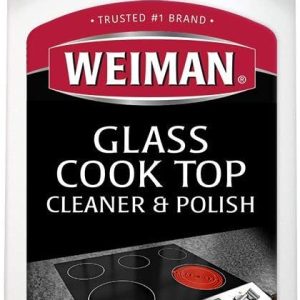 Weiman Glass Cooktop Heavy Duty Cleaner & Polish - Shines and Protects Glass/Ceramic Smooth Top Ranges with its Gentle Formula - 10 Oz., Clear