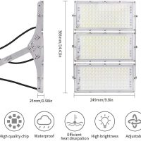 CHARON 300W LED Flood Light, 24000LM Super Bright Outdoor Security Lights with Wider Lighting Angle, 6000K Daylight White, IP66 Waterproof Outdoor Lighting for Garage, Garden, Lawn, Yard, Parking Lot - Image 5