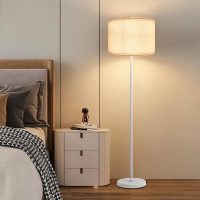 Lamp Shades Set of 2, Drum Lampshades 12.6" Diameter x 8.3" High Lamp Shades for Table Lamps Natural Linen, For Floor Lamps, Table Lamps, Easy Assembly Required, Harp Not Included, Beige - Image 6