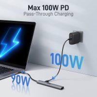 Acer 5 in 1 USB C Hub with 4K HDMI, 100W Power Delivery, 3 USB A Data Ports, USB C to HDMI Multiport Adapter for Laptop, PC, Tablet, MacBook Air, iPad Air, iMac, iPhone 15/16 Pro/Pro Max - Image 4