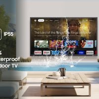 SYLVOX 65 inch Outdoor TV with Wall Mount, 4K, HDR 10, Weatherproof,1000nits, Voice Assistant Remote, for Partial Sun Area(Deck Pro 2.0, Latest Model) - Image 2