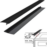 SEVCHY Silicone Stove Gap Covers (2 pack), Oven Gap Filler, Heat Resistant Stove Gap Filler, Seal Gap between Stovetop and Counter, Easy Clean (21 inch, Black) - Image 9