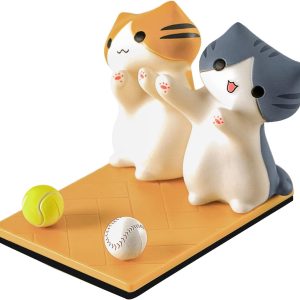 Cute Cat Smartphone Stand Phone Holder Cartoon Animal Japanese Anime (Pumpkin and Gabriel)
