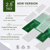 STICKGOO 10-Sheet Subway Tile Peel and Stick Backsplash, Self Adhesive Vinyl Wall Tiles, Stick on Backsplash for Kitchen and Bathroom(Thicker Design) - Image 7