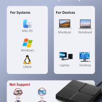External Blu ray Drive, USB 3.0 & Type C Bluray Burner, External Blueray/DVD Drive for PC, External CD DVD Blu Ray Reader Writer Compatible with Windows XP/7/8/10/11, Linux, Mac OS - Image 6