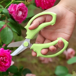 Garden Scissors Pruning Shears Garden Tools for Flowers, Branches and Leaves Gardening Hand Tools Thickened Stainless Steel Floral Shears