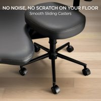 Upgraded Meditation Chair Cross Legged ADHD Office Chair for Adults with Wheels Ergonomic Back Support and Leg Rest for Multi Position Criss Cross Sitting Kneeling Fidgeting and Yoga Height Adjustable - Image 5