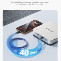 MINISFORUM Mini PC AI X1 Pro AMD Ryzen AI 9 HX370(12 Cores/24 Threads, up to 5.1GHz)&AMD Radeon 890M Mini Gaming Computer,64GB DDR5 1TB PCIe 4.0 SSD, 8K Quad Display,Dual 2.5 LAN/WiFi 7/BT5.4/Oculink - Image 5