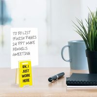 Funny Office Desk Decor Signs Gag Work Gifts for Employee Teammate Boss Coworkers Friends Women Men Office Desk Accessories Sign Cubicle Decor - Image 3