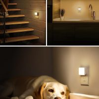 L LOHAS LED Night Lights Plug into Wall 2-Pack, 0.3W Plug in Night Light, Dusk to Dawn, 3000K Soft White, Bright Nightlight Auto-On/Off, for Adults Kids Room Bedroom Bathroom Hallway Kitchen, Non-Dim - Image 6