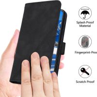 for Samsung A16 5G Case Wallet,Card Holder Slots Wrist Strap TPU Interior Protective Phone,Stand PU Leather Folio Flip Cases Cover for Galaxy A16 (Black) - Image 5