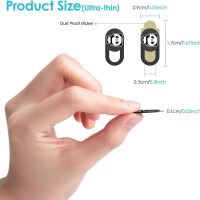 Laptop Camera Cover Slide, Panda Webcam Cover, 0.02 inch Cute Laptop Accessories for iPhone iPad iMac MacBook Pro Air Laptop PC Smartphone Tablet, Camera Privacy Covers Protect Your Visual Privacy - Image 2
