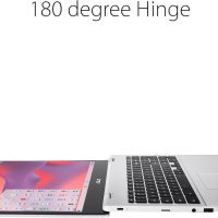 ASUS Chromebook CX1, 15.6" FHD NanoEdge Display, Intel Celeron N4500 Processor, 64GB eMMC Storage, 8GB RAM, ChromeOS, Transparent Silver, CX1500CKA-AS84F - Image 5