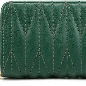 Credit Card Holder Wallets for Women, Small Card Case Wallet with Zipper, Compact Size Suitable for Daily Travel Use