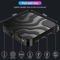 TUREWELL Android Streaming Media Players 12.0, T95Max H618 4GB RAM 64GB ROM Android Media Player with Quad Core GPU Mali-G31 MP2 Support 6K 3D, 2.4GHz/5GHz Dual WiFi with BT 4.0 USB 2.0 - Image 5