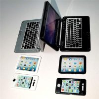 Dollhouse Decoration Accessories, 6 Pack 1/12 1/6 Dollhouse Miniature Scene Model Mini Laptop Tablet and Smart Phone Scene Model (Multicolored) - Image 3