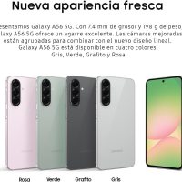 SAMSUNG Galaxy A56 5G 2025 | 256GB, 12GB, Dual SIM | 6.7" 120Hz AMOLED, IP67 Water Resistant, Android 15 | International Model Factory Unlocked for T-Mobile & Global | 25W Charger Bundle (Graphite) - Image 3