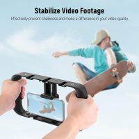 NEEWER Mobile Phone Video Rig, Mobile Phone Grip Stabiliser Cage with Cold Shoe and 1/4 Inch Thread, Video Recording Film Rig, Compatible with iPhone 16 15 Pro Max Plus 14 13 Mini X XS Max XR - Image 2