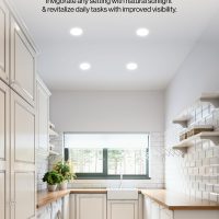 Sunco Retrofit LED Recessed Lighting 6 Inch, Downlight Can Lights for Ceiling, Baffle Trim, 965 LM, 13W (120W Equivalent), 5000K Daylight, Dimmable, Damp Rated UL 4 Pack - Image 4