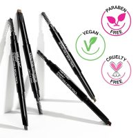 wet n wild Ultimate Eyebrow Retractable Definer Pencil, Medium Brown, Dual-Sided Brow Brush, Fine Tip, Shapes, Defines, Fills Brow Makeup - Image 10