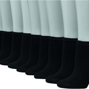 Hanes Women's Value, No Show Soft Moisture-wicking Socks, Available in 10 and 14-packs