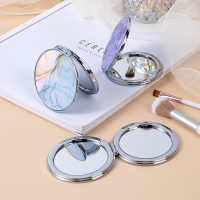 Pocket Mirror, Small Travel Mirror with Magnification, Portable Double-Sided Magnifying Cosmetic Mirror for Daily - Image 3