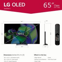 LG C3 Series 65-Inch Class OLED evo 4K Processor Smart Flat Screen TV for Gaming with Magic Remote AI-Powered OLED65C3PUA, 2023 with Alexa Built-in - Image 3