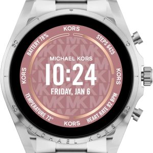 Michael Kors Men's or Women's Gen 6 44mm Touchscreen Smart Watch with Alexa Built-in, Fitness Tracker, Sleep Tracker, GPS, Music Control, Smartphone Notifications (Model: MKT5139V)