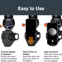 Celestron – NexGO – Universal Smartphone Adapter for Telescope, Binoculars & Spotting Scopes – 2-Axis Precision Alignment – Capture Images & Video Through Your Optics – Compact and Travel-Friendly - Image 3