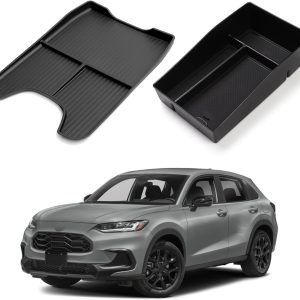 Center Armrest Storage Box and Central Control Lower Storage Box for Honda HR-V HRV 2023 2024 2025 Accessories